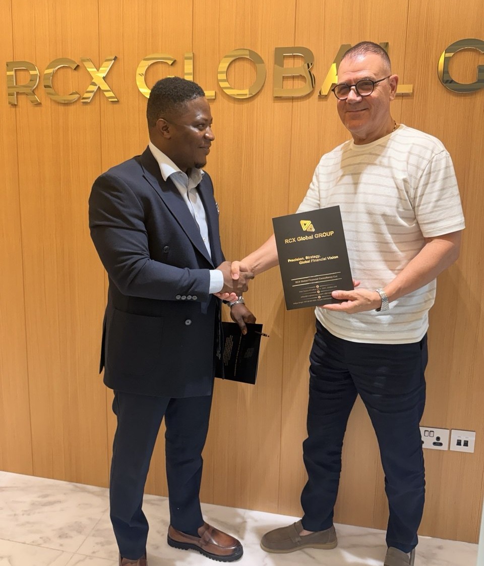 Bouda Aboubakar at RCX Global Group headquarters, Dubai